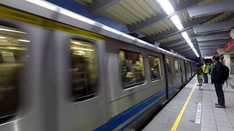 Taipei Metro ( MRT ) Stock Footage
