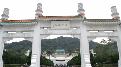 Taipei Palace Musem.HD Stock Footage 48761748