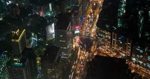 Taipei traffic timelapse Stock Footage 99657059
