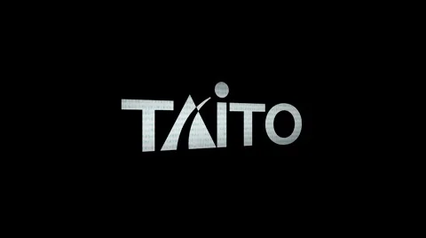 Taito Logo - Arcade game screen - Motion Graphic Loop Stock Footage 45604550
