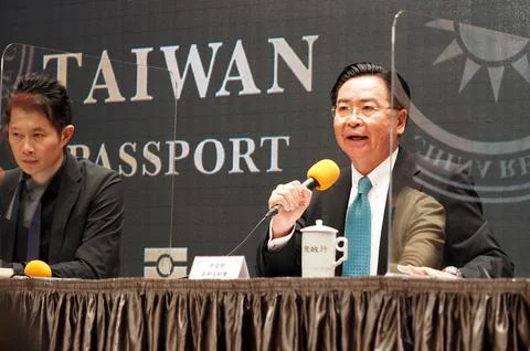 Taiwan changes passport cover to emphasize Taiwan identity, Taipei - 02 Sep 2020 Stock Photos
