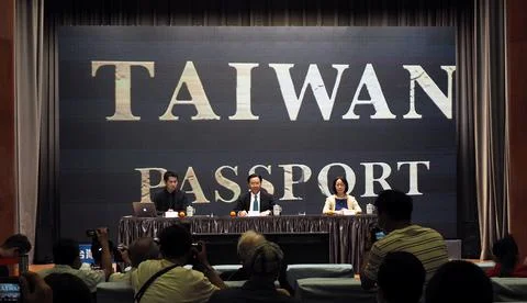 Taiwan changes passport cover to emphasize Taiwan identity, Taipei - 02 Sep 2020 Stock Photos