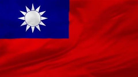 Taiwan flag background Stock Footage 263944211