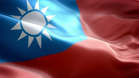 Taiwan Flag Stock Footage 116403219