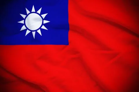 Taiwan Flag Stock Illustration