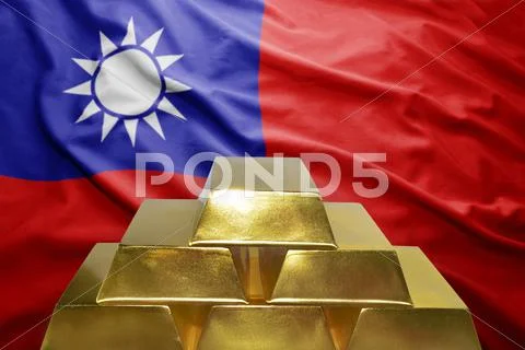 Taiwan gold reserves Stock Photos