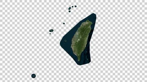 Taiwan Map Stock Illustration