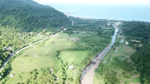 Taiwan Pingtung Hengchun Alang Yi Trail 20171001 Stock Footage