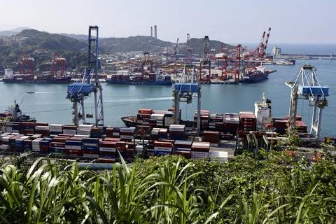 Taiwan to release new data on export orders, Keelung - 20 Mar 2025 Stock Photos