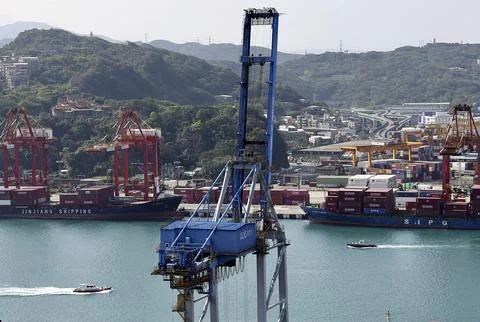 Taiwan to release new data on export orders, Keelung - 20 Mar 2025 Stock Photos