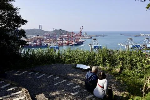 Taiwan to release new data on export orders, Keelung - 20 Mar 2025 Stock Photos