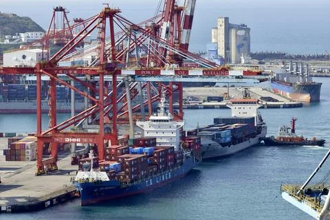 Taiwan to release new data on export orders, Keelung - 20 Mar 2025 Stock Photos