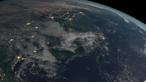 Taiwan seen from space. Stock Footage 325753914