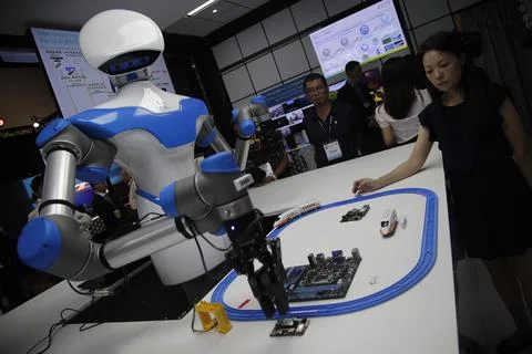 Taiwan sets plan to boost artificial intelligence industry, Taipei - 11 Sep 2017 Stock Photos