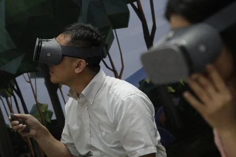 Taiwan sets plan to boost artificial intelligence industry, Taipei - 11 Sep 2017 Stock Photos