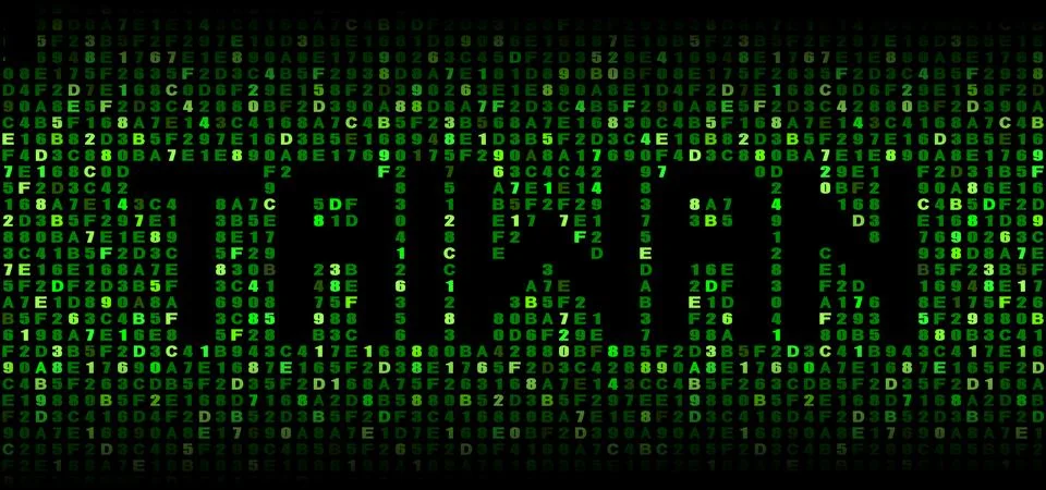 Taiwan text on hex code illustration Stock-Illustration