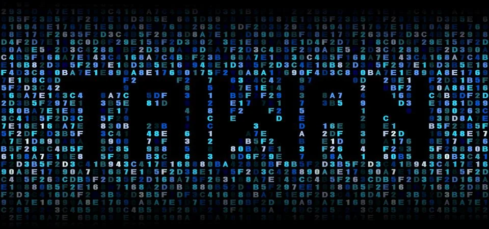 Taiwan text on hex code illustration Stock-Illustration