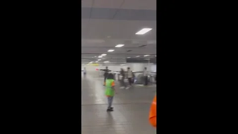 Taiwan: Three killed as knife-wielding suspect launches smoke bomb attack... Stock Footage 324694868