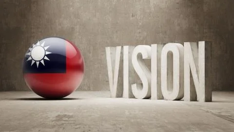 Taiwan. Vision Concept. Stock Illustration