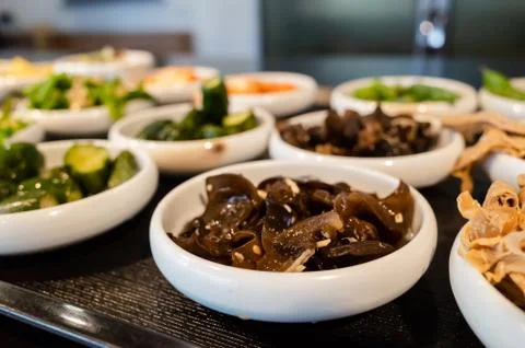 Taiwanese appetizer on a table Stock Photos