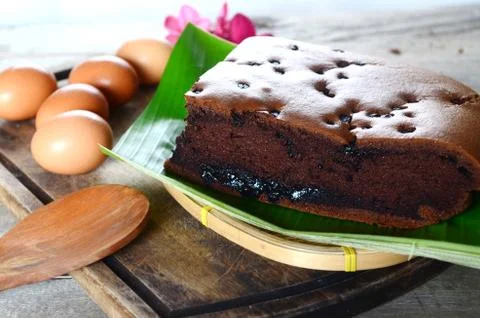 Taiwanese sponge cake Stock Photos