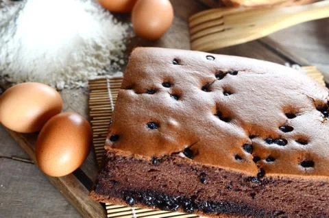 Taiwanese sponge cake Stock Photos