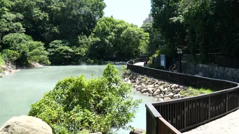 Taiwan's hot spring Stock-Footage 264289235
