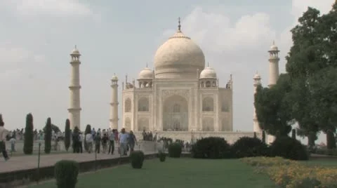 Taj Mahal 2 Stock Footage 8997817