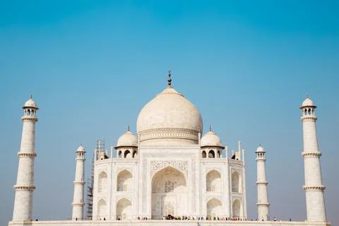 Taj Mahal in Agra, India Stock Photos