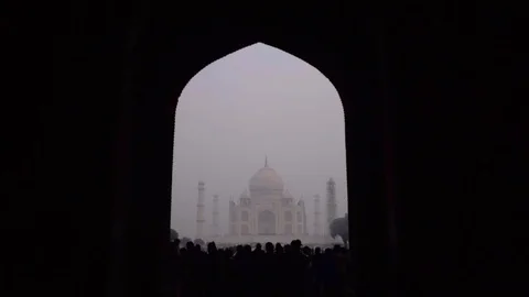Taj Mahal Stock Footage 81393984