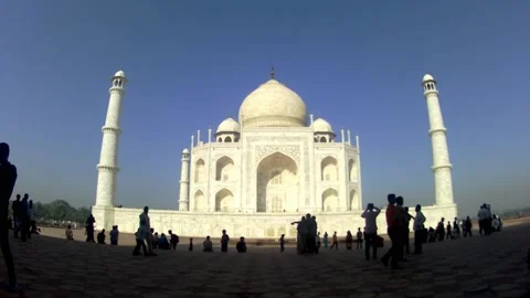 Taj Mahal Stock Footage 143644588