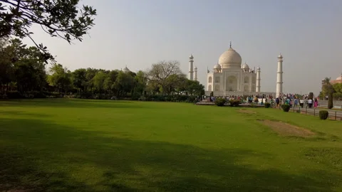 The Taj Mahal Stock Footage 181844395
