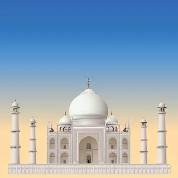 Taj mahal Stock Illustration