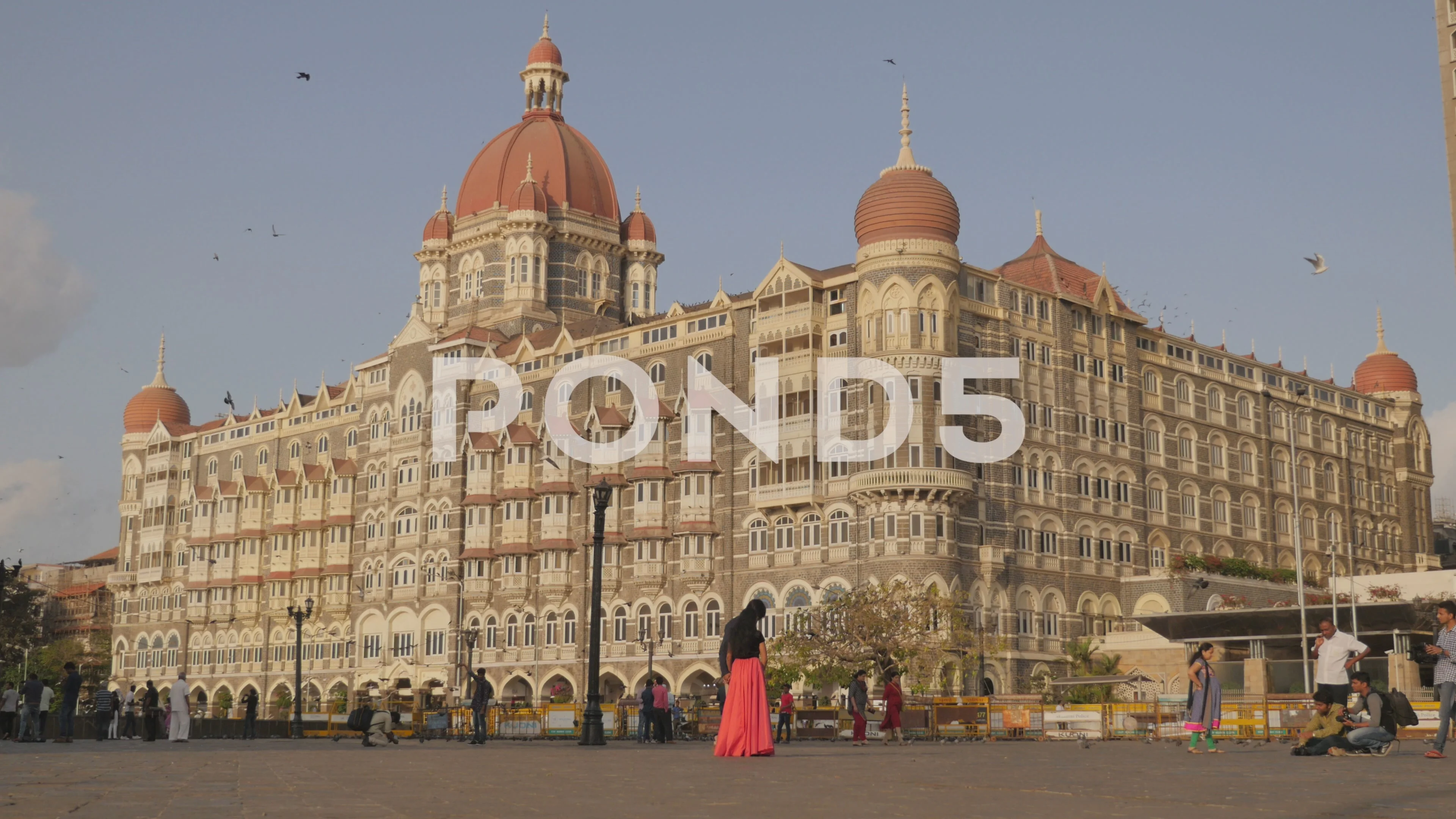 Taj Hotel Mumbai Stock Footage ~ Royalty Free Stock Videos | Pond5