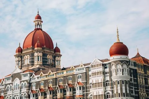 Taj Mahal Palace in Mumbai, India Stock Photos