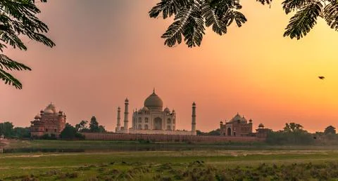 The Taj Mahal . Stock-Fotos