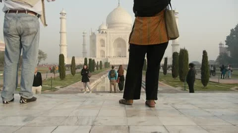 Taj Mahal Time Lapse Stock Footage 10604676
