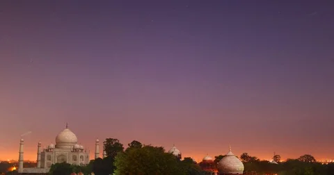 Taj Mahal Time Lapse Stock Footage 72994017