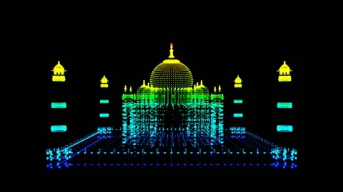 Taj-majal Stock Footage 154851189