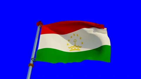 Tajikistan Flag in 3D Stock Footage 157408123