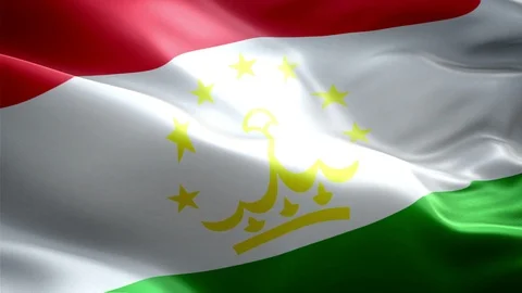 Tajikistan Flag Stock Footage 116403180