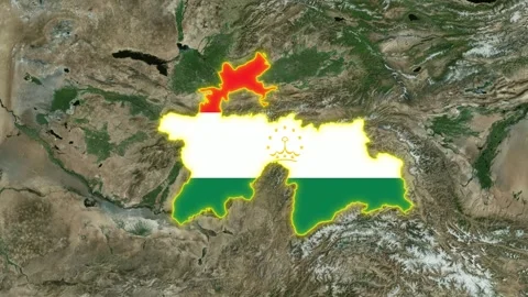 Tajikistan Flag Stock Footage 307405714