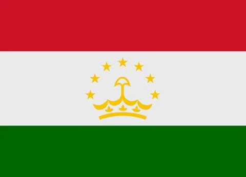 Tajikistan flag イラスト素材