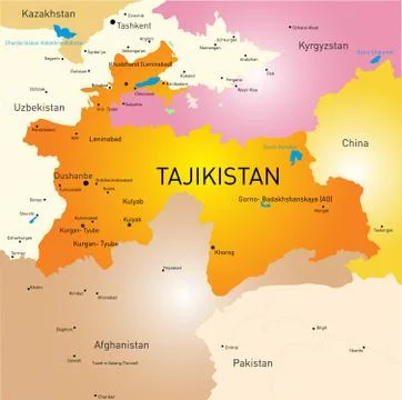 Tajikistan Stock Illustration