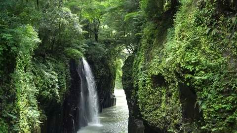 Takachiho Gorge(4K) 動画素材 93576140