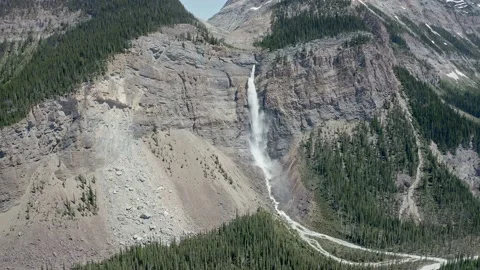 Takakkaw Fall Stock Footage 233298794