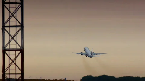 Take off 4 Stock Footage 860582