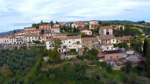 Take-off above the city. Stock Footage 93160176