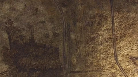 Take off up above the field Stock Footage 82054721