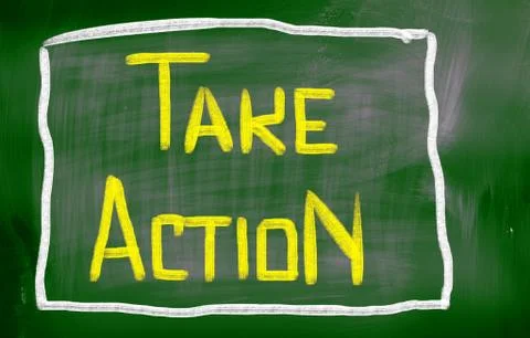 Take action concept Stock Illustration